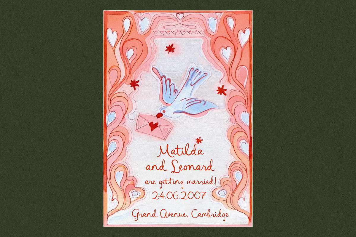 Mrs.Butler //  Quirky Wedding Font, a Handwritten Font by PeachCreme (Photo 7 of 11)