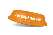 Pet Bowl PSD Mockup Template, a Product Mockup by graphypix (Thumbnail 1 of 4)