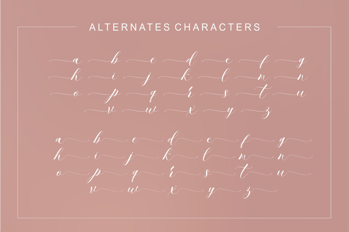 Ambition Bright, a Script Font by Artic Type (Photo 8 of 9)