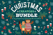 Christmas Creators Bundle, a Decorative Illustration by Stella's Graphic Supply (Thumbnail 1 of 8)