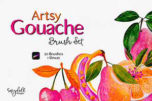 Artsy Gouache for Procreate