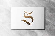 S logotype with OWL face, a Branding & Logo Template by Alexandra De Angelis (Thumbnail 2 of 4)