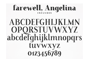 Farewell Angelina font family, a Serif Font by Ana's Fonts (Thumbnail 2 of 11)