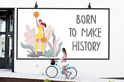 Cheer Girls graphic collection, a Person Illustration by dasha mo (Thumbnail 7 of 7)