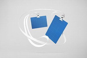 Badge Mockup, a Merchandise Mockup by Qaleb Studio