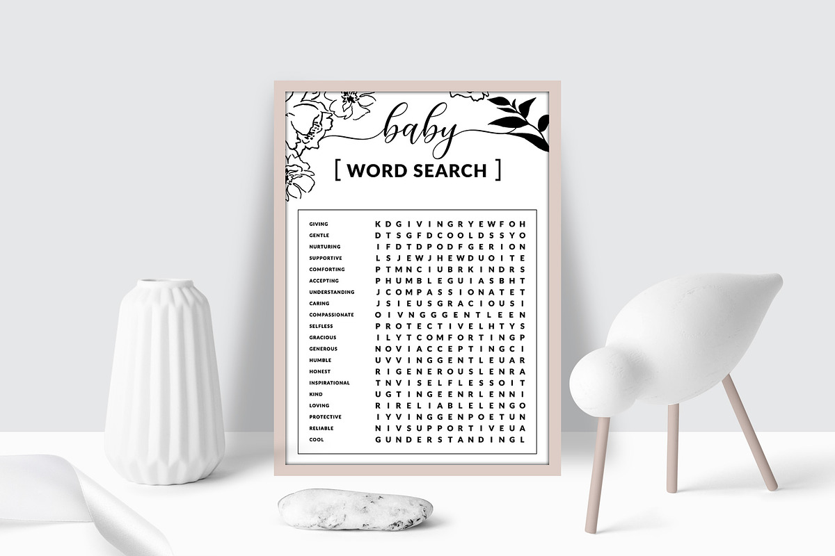 Baby Word Search Game, a Templates & Theme by Amit Debnath (Photo 1 of 6)
