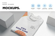 Kids Rash Guard Mockups, a Shirt Mockup by megostudi0 (Thumbnail 3 of 7)