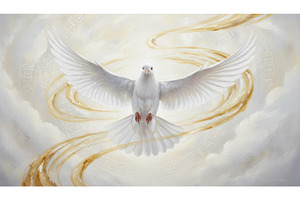 White dove in radiant light, an Animal Photo by Igor Tichonow