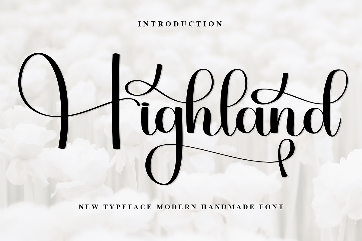 Highland, a Handwritten Font by InermediaSTUDIO (Photo 1 of 8)
