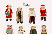 Merry Beary Christmas Whimsy Winter, a Seasonal Illustration by Catch the Dream Art (Thumbnail 3 of 13)
