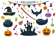 Halloween vector set, an Illustration by martynmarin (Thumbnail 2 of 6)