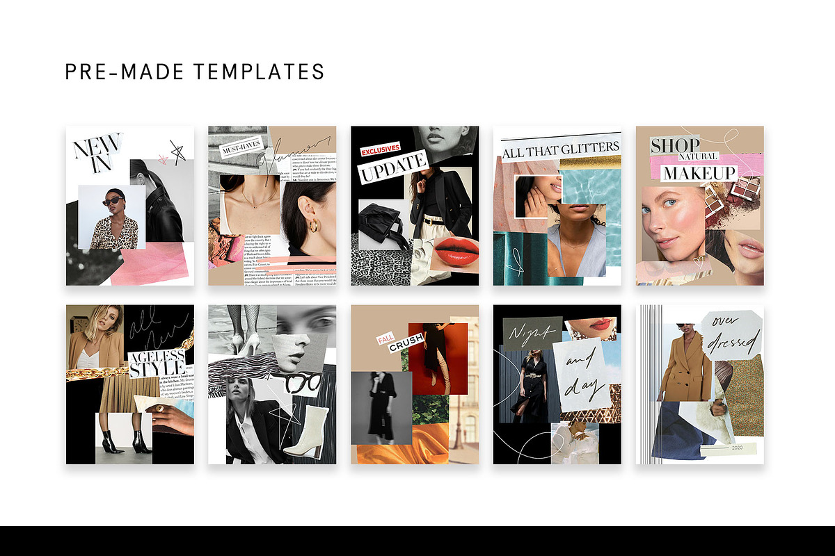 Fashion Collage Creator 4, a Graphic by Duet Atelier (Photo 5 of 5)
