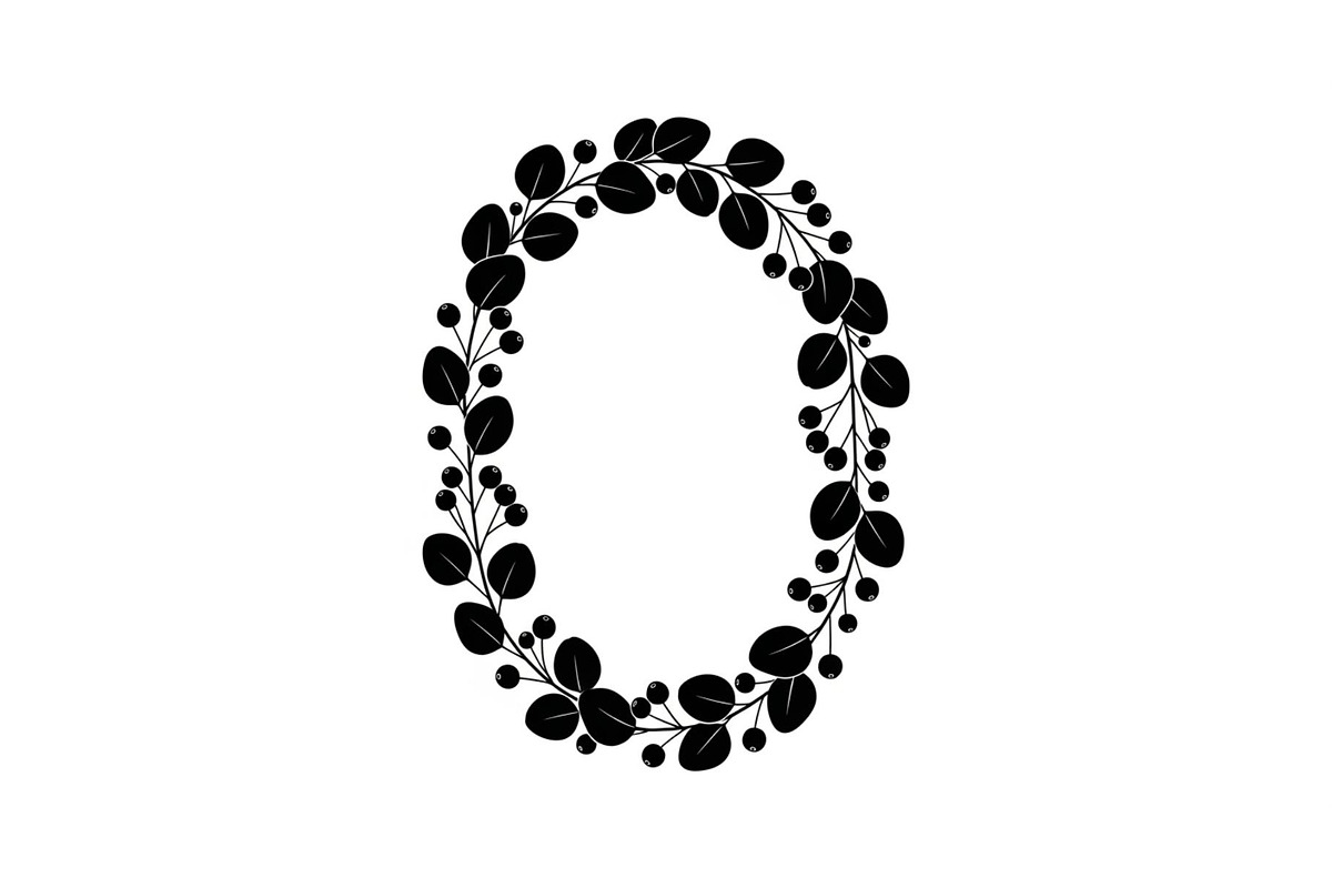 Floral Oval Wreath SVG Bundle, an Illustration by yasushie (Photo 7 of 31)
