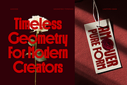 Amover - Bold Geometric Font, a Sans Serif Font by limitype (Thumbnail 4 of 12)