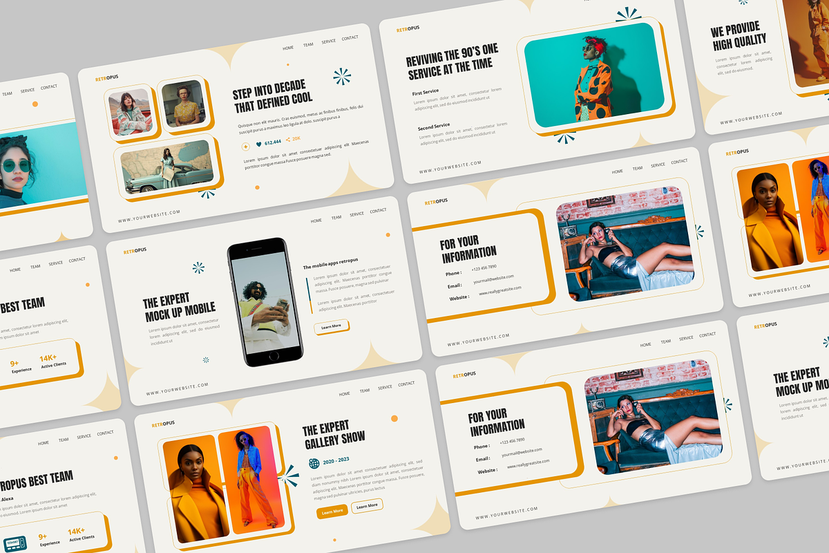Fashion Vintage Keynote, a Presentation Template by Annora Studio (Photo 2 of 5)