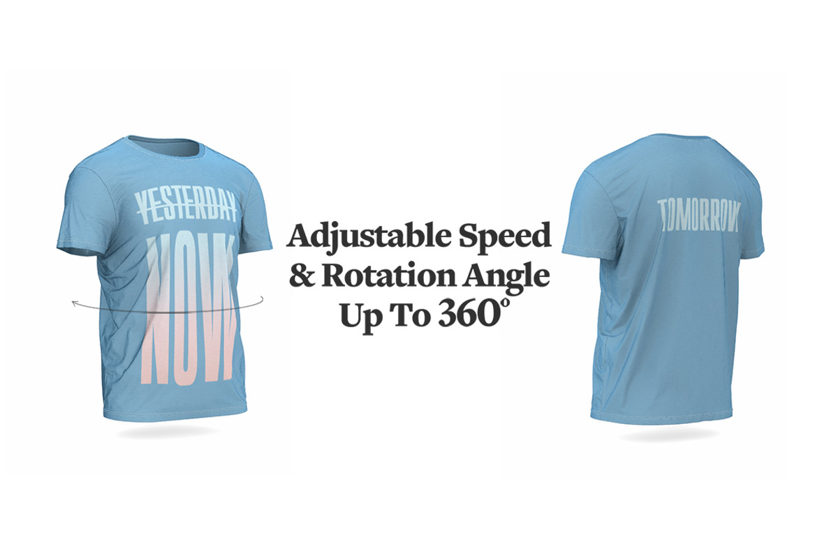 Men's T-shirt Mockup - 3D Stager, a Shirt Mockup by rebrandy (Photo 4 of 15)