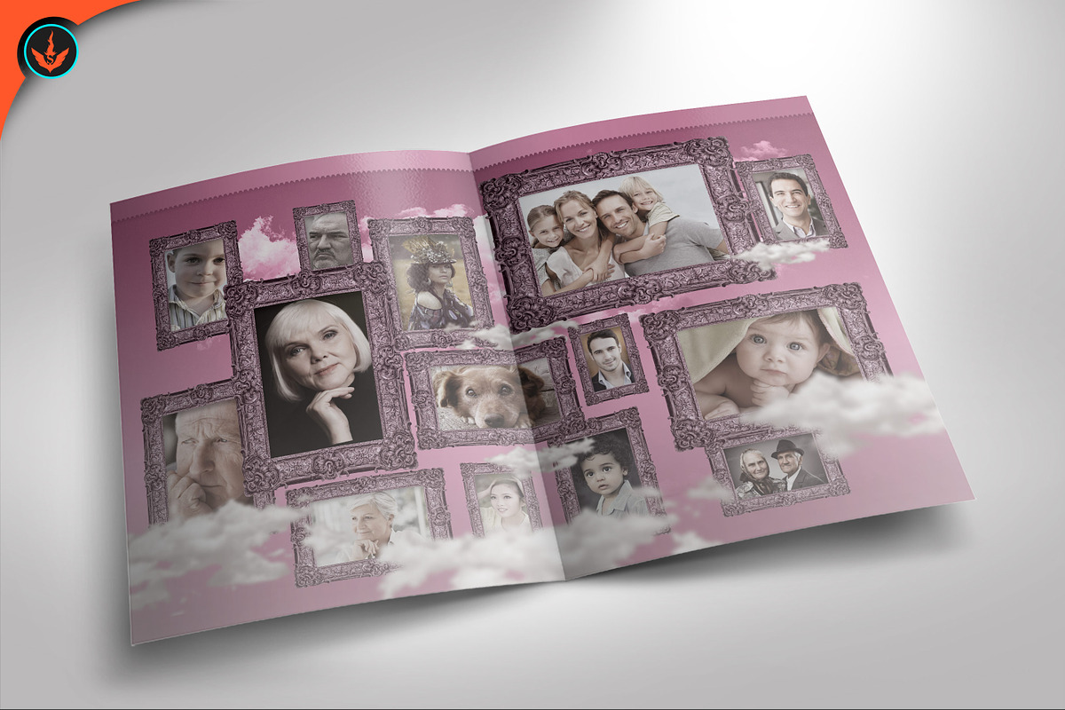 Funeral Program Photoshop Template, a Brochure Template by SeraphimChris (Photo 3 of 7)