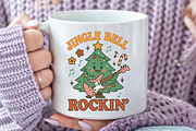 Groovy Christmas Rock PNG Sublimatio, an Illustration by CraftArtStudio (Thumbnail 3 of 4)