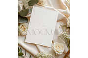 Wooden Tray Invitation Mockup, a Mockup by MockupWizard (Thumbnail 1 of 3)