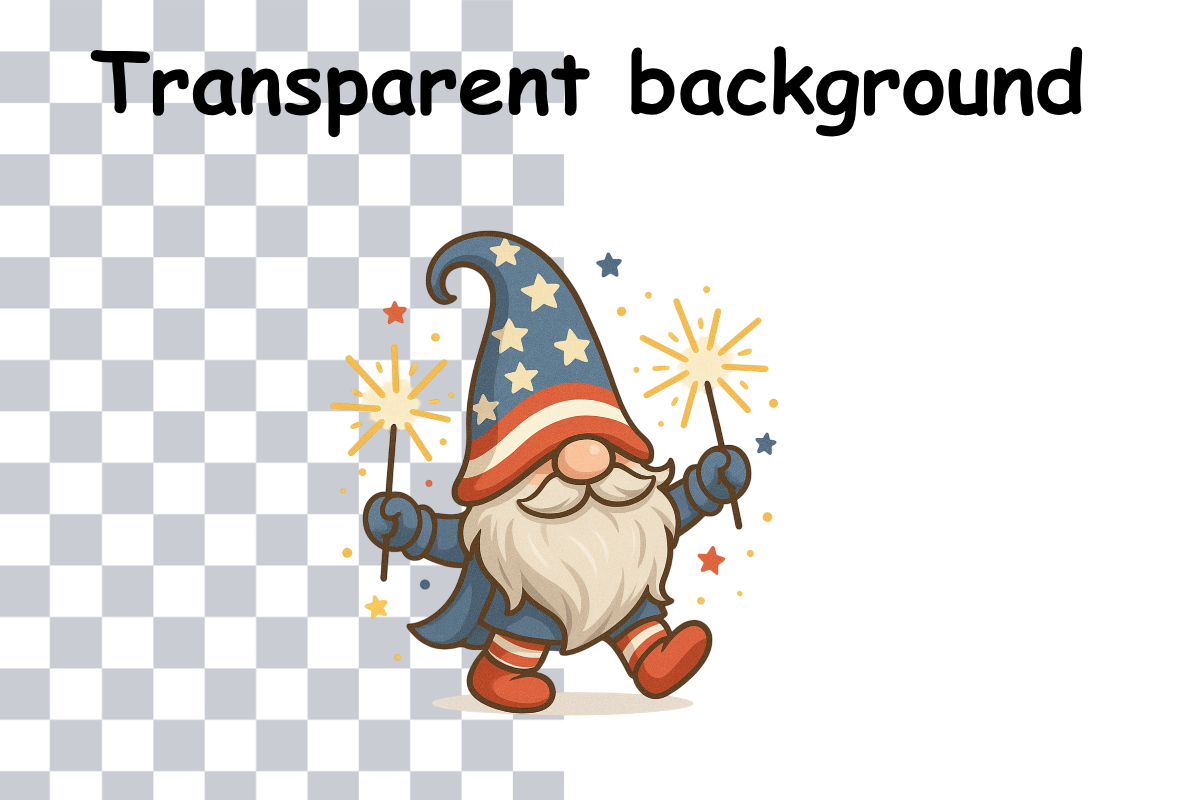Patriotic Gnome PNG – Sublimation, a Seasonal Illustration by Smillyy Threads (Photo 2 of 6)