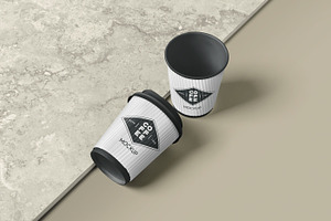 Disposable Coffee Cup Mockups