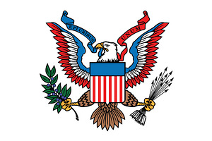 USA Eagle Great seal in color