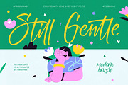 Still Gentle Modern Brush Font, a Script Font by stylishtype.co (Thumbnail 1 of 20)
