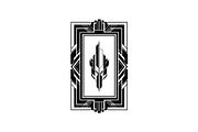 Art Deco Frame SVG Bundle, an Illustration by Gaye Art (Thumbnail 11 of 31)