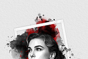 Watercolor Canvas Frame Art Effect, an Action Add-On by MRI STUDIO (Thumbnail 25 of 34)