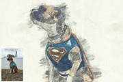 Pencil Sketch Photoshop Action preview 5