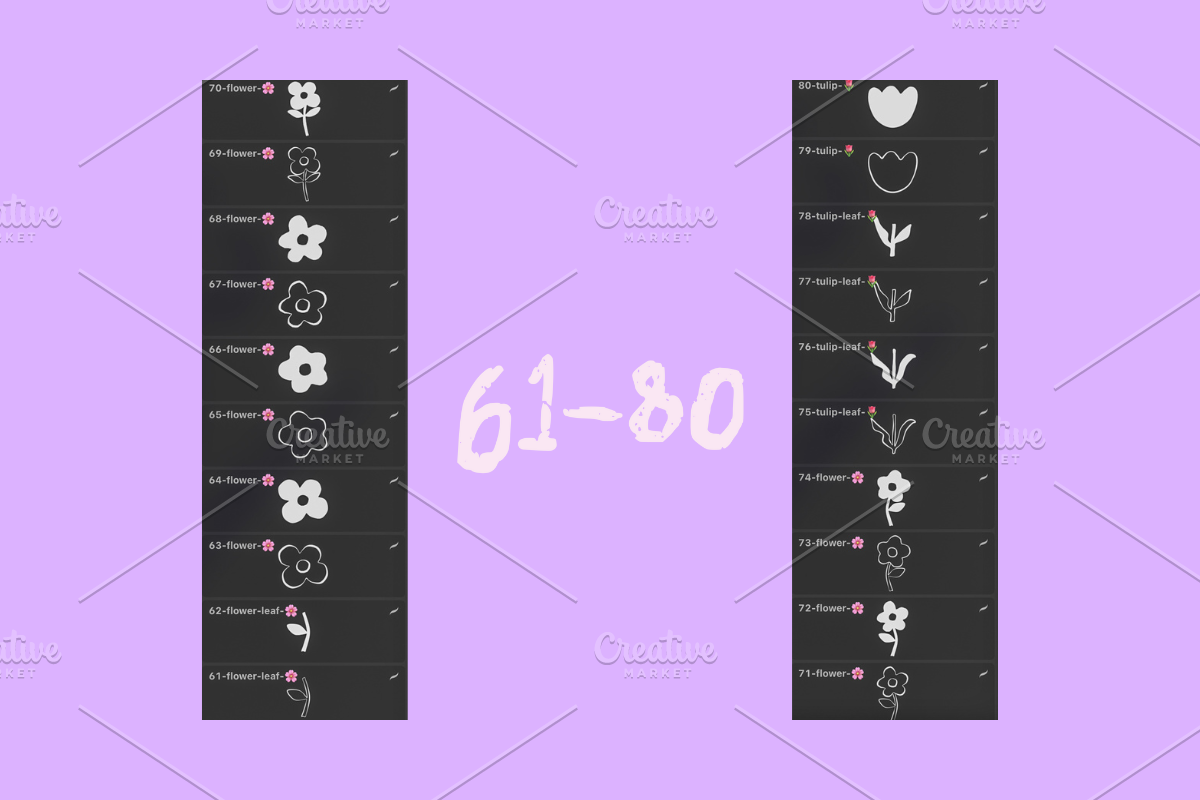 Cute Stamp Brush Procreate, a Brush Add-On by CraftingOnSunday (Photo 9 of 11)