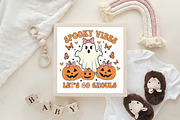 Spooky Vibes Let’s Go Ghouls, an Illustration by CraftArtStudio (Thumbnail 4 of 4)