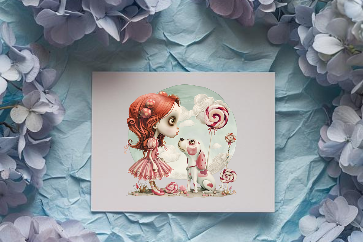 CANDYLAND QUIRKY FRIENDS CLIPART, a Person Illustration by Daring Digies (Photo 8 of 8)