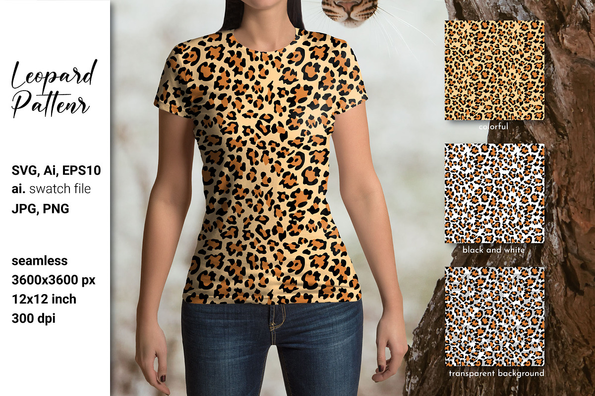 Leopard pattern. Leopard print, a Pattern Graphic by AvaAva (Photo 1 of 3)