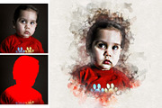 Realistic Watercolor Effect Action, an Action Add-On by MRI STUDIO (Thumbnail 16 of 17)