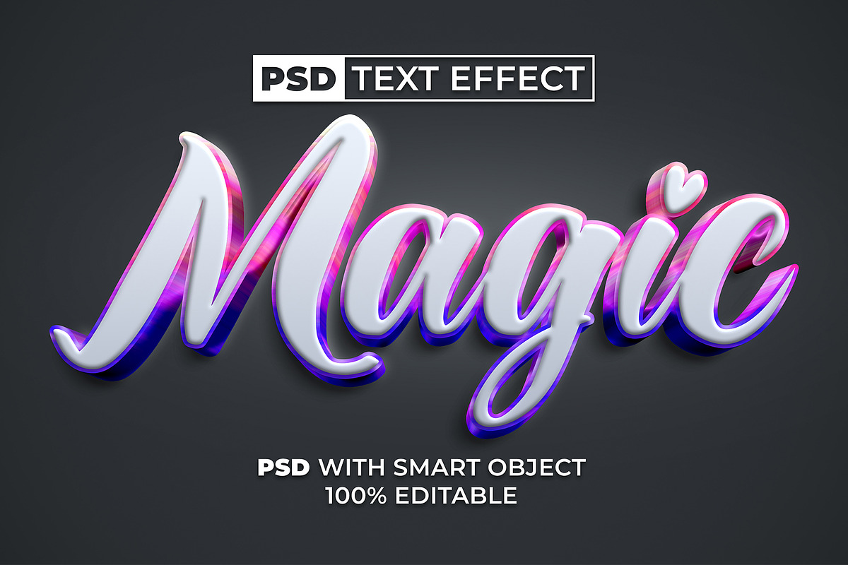 Magic Text Effect Colorful Style, a Layer Style Add-On by Mockmenot