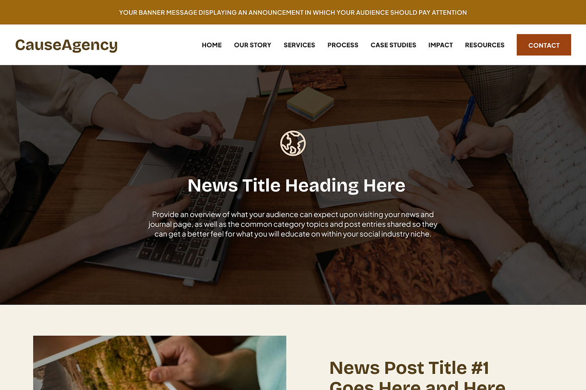 Social Enterprise Showit Template, a WordPress Template by Studio Humankind (Photo 10 of 20)
