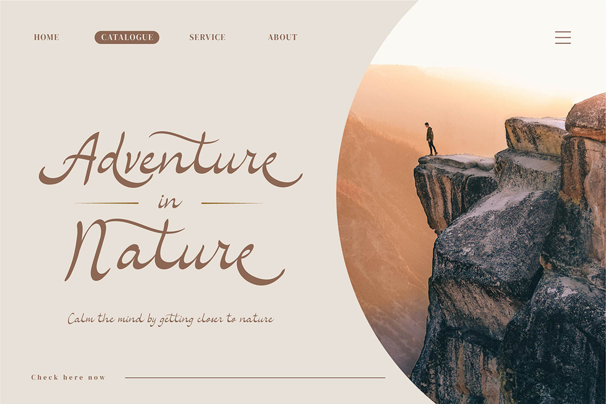 Almirab, a Script Font by kerismaker (Photo 4 of 12)