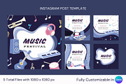 Music Festival Template, a Social Media Template by ryelart.design (Thumbnail 2 of 4)