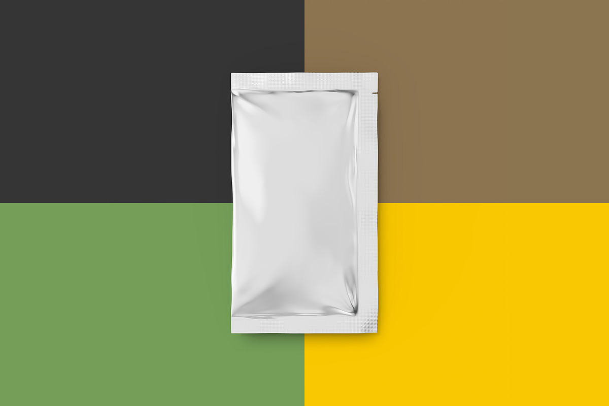 Wet Wipes Sachet Mockup, a Packaging Mockup by easymock (Photo 5 of 6)