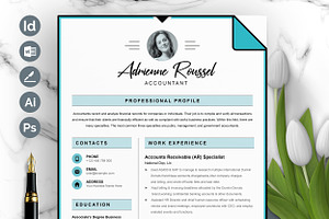 CV Template Clean And Elegant Design