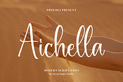 Aichella, a Script Font by Integritype Studio (Thumbnail 1 of 11)