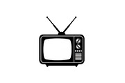 Retro Television Minimal Silhouette, a Graphic by hafijul (Thumbnail 12 of 14)