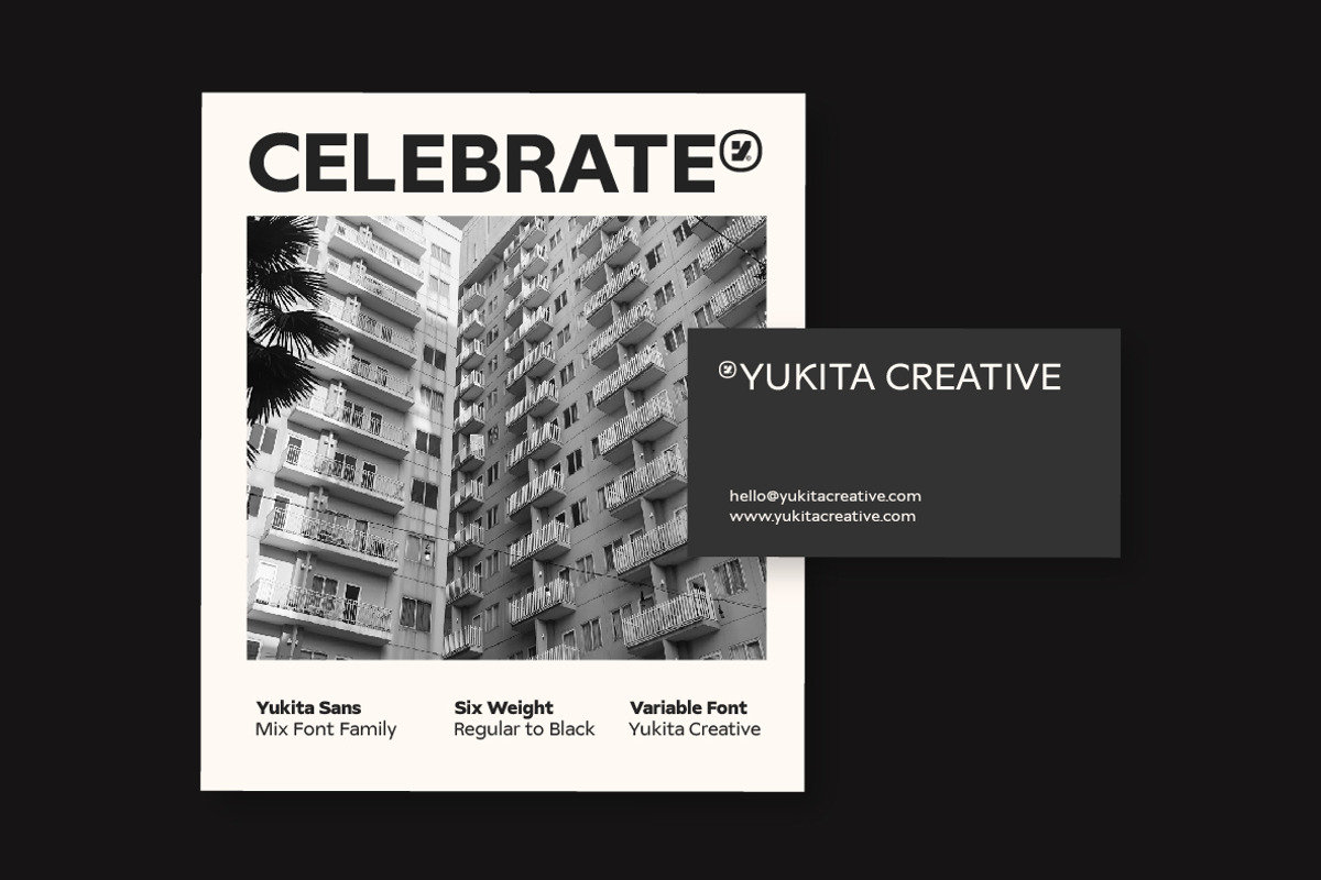 Yukita Sans Font Family, a Sans Serif Font by Yukita Creative (Photo 5 of 6)
