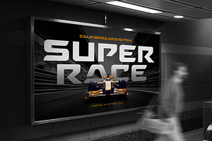 Pace - Racing Car Modern Font