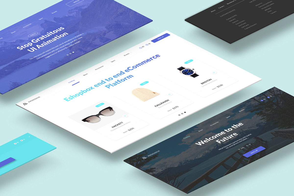 Patagonia UI Kit, an UI Kit Template by kohalov (Photo 3 of 8)