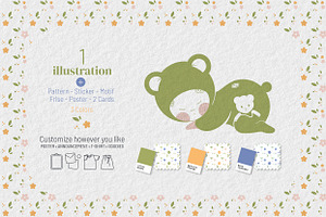 Baby Bear – Vector Illustration
