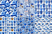 Sea Toile Clipart and Patterns, a Decorative Illustration by Nicole Branger Art (Thumbnail 13 of 28)