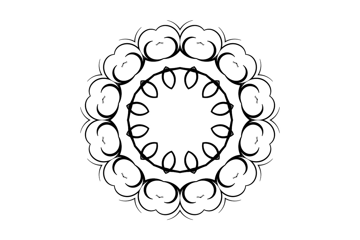 Decorative Mandala Digital Art Pack, a Decorative Illustration by NJ Himel (Photo 73 of 101)