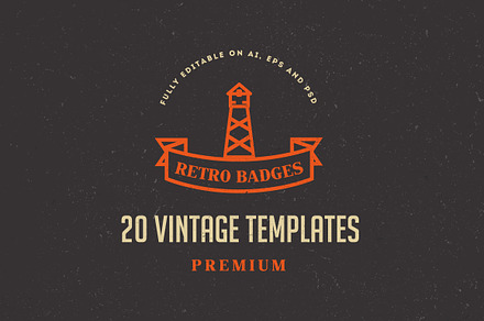 20 Vintage Logos & Badges